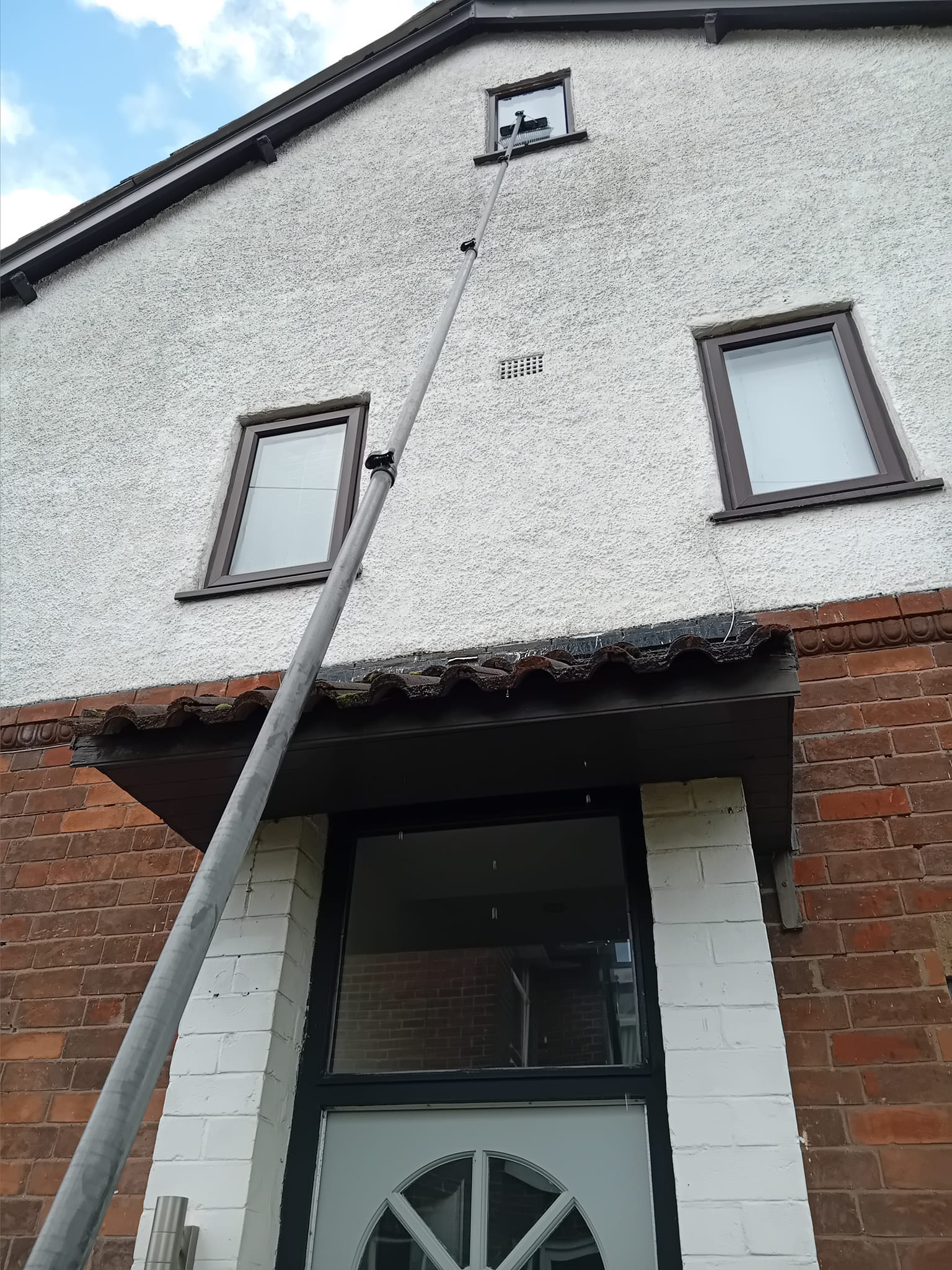 window brush pole cleaning window