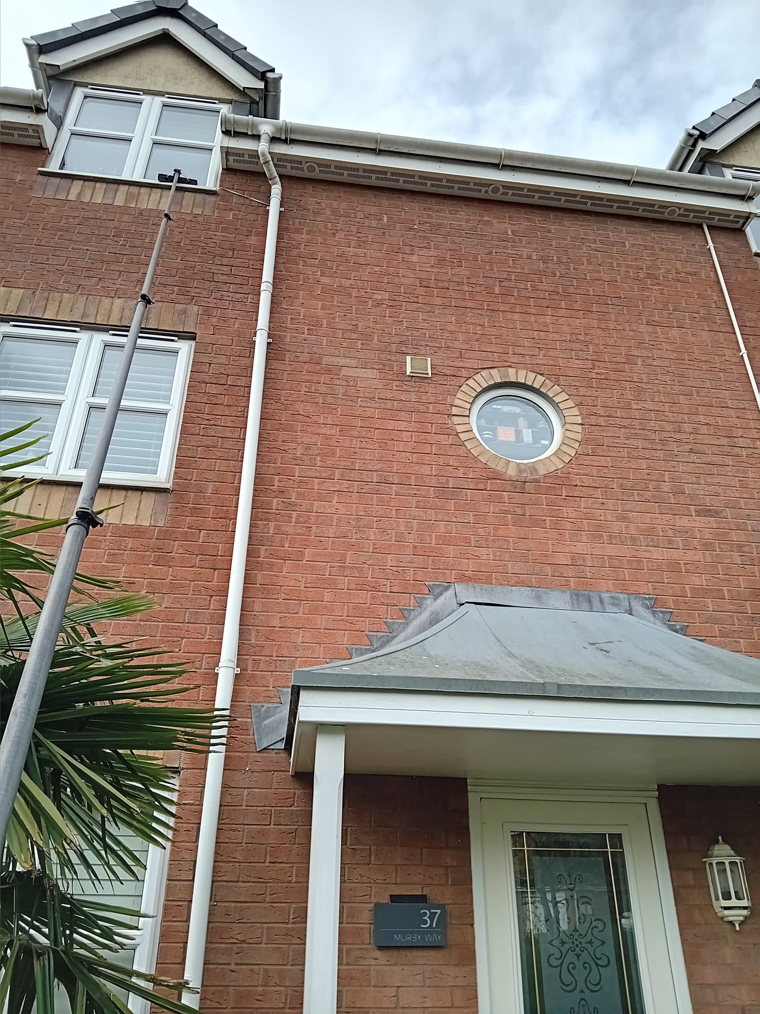 Windows cleaned top floor